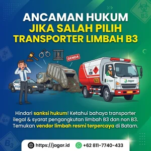 PT Jagar memiliki izin lengkap untuk transport, pengumpulan dan pengolaan limbah b3 batam