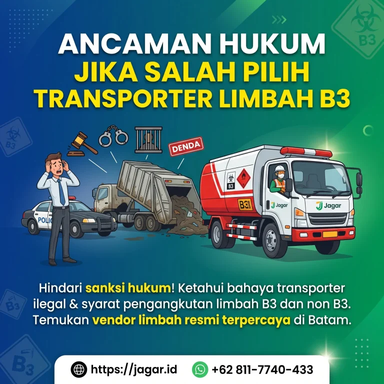 PT Jagar memiliki izin lengkap untuk transport, pengumpulan dan pengolaan limbah b3 batam